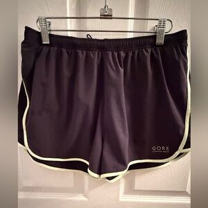 Gore Women's Athletic Shorts - Black with Lille Green Trim